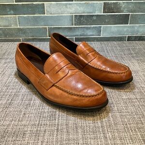 Rockport Men's Classic Leather Walkablity Loafers in Cognac